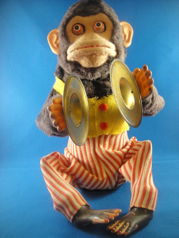 Jolly Chimp Monkey Playing Cymbals Toy