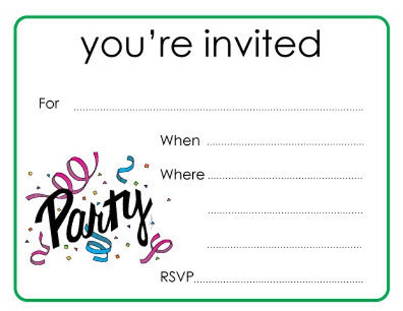 Party You're Invited Cards