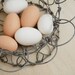 Vintage Folding Wire Egg Basket