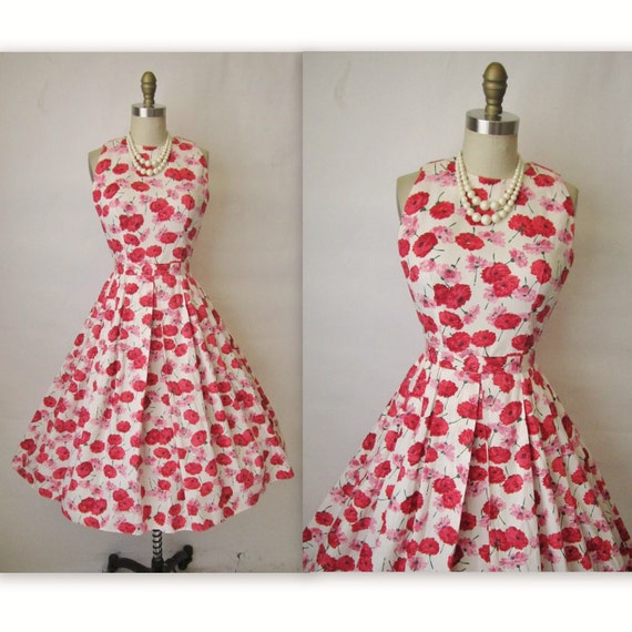 50s floral print