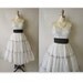 Flocked Vintage Chiffon Gown // Flocked White Chiffon Wedding Party Prom Dress XS XXS