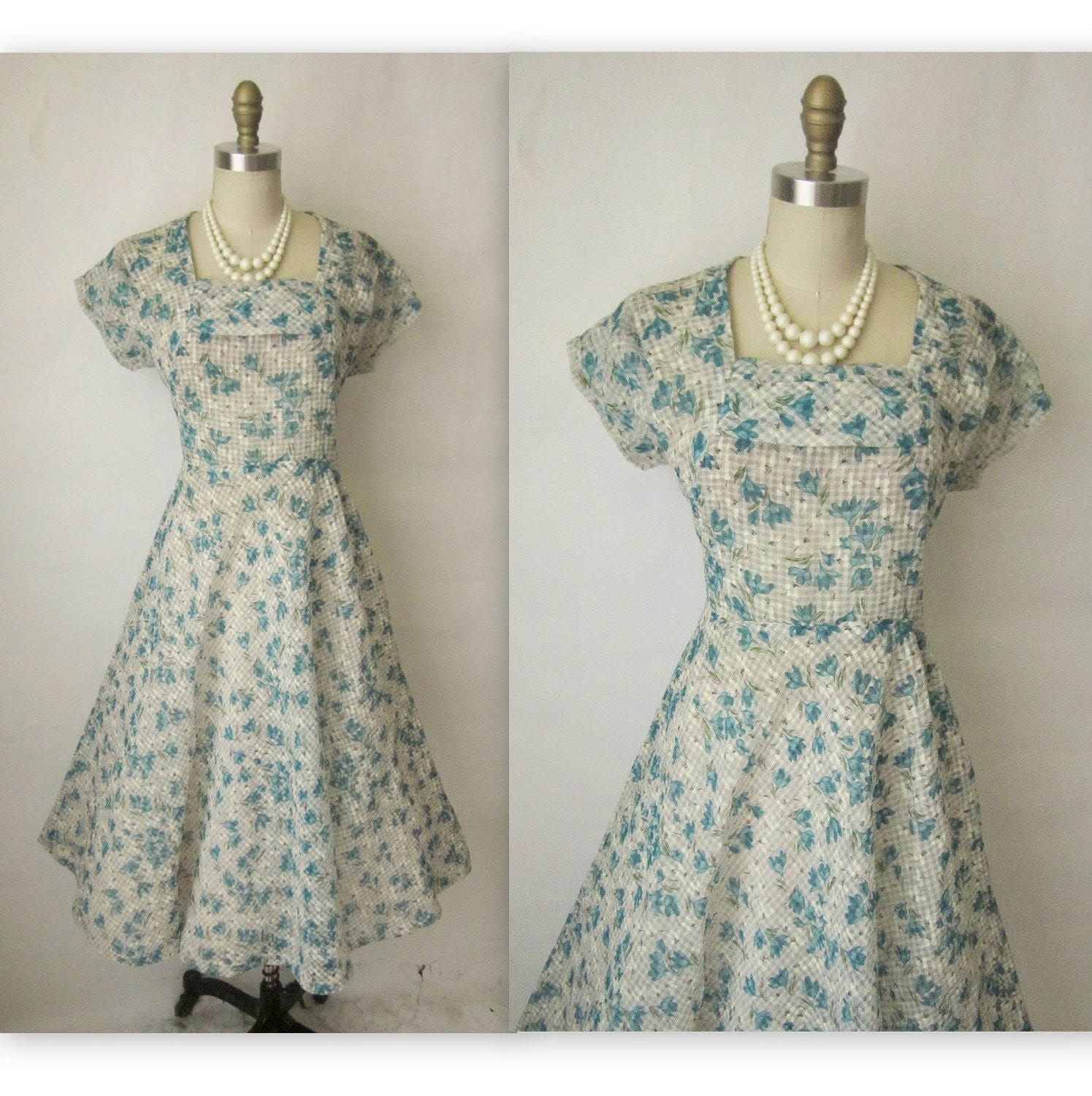 1940s Vintage Casual Dresses