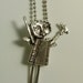 Angel Annabelle Lets Her Spirit Soar - Up Cycled Sterling, Sterling Silverware, And PMC - Art Jewelry Pendant - 692