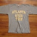 vintage heather grey football t shirt
