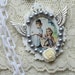 Vintage Style Cyborg Lady Necklace