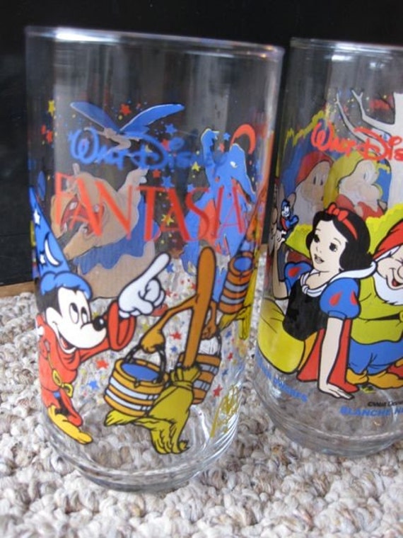 A Set Of Three Disney Drinking Glasses From Canadian Mcdonalds 4945