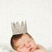 Vintage "Charlie" Handmade Crown - 4 Color Choices - Photography Prop - Newborn - Baby