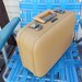 Mustard Yellow Medium Sized Suitcase 1960's By Holiday Luggage Montreal ON HOLD