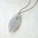 FREE WORLDWIDE SHIPPING - Silver Leaf Necklace
