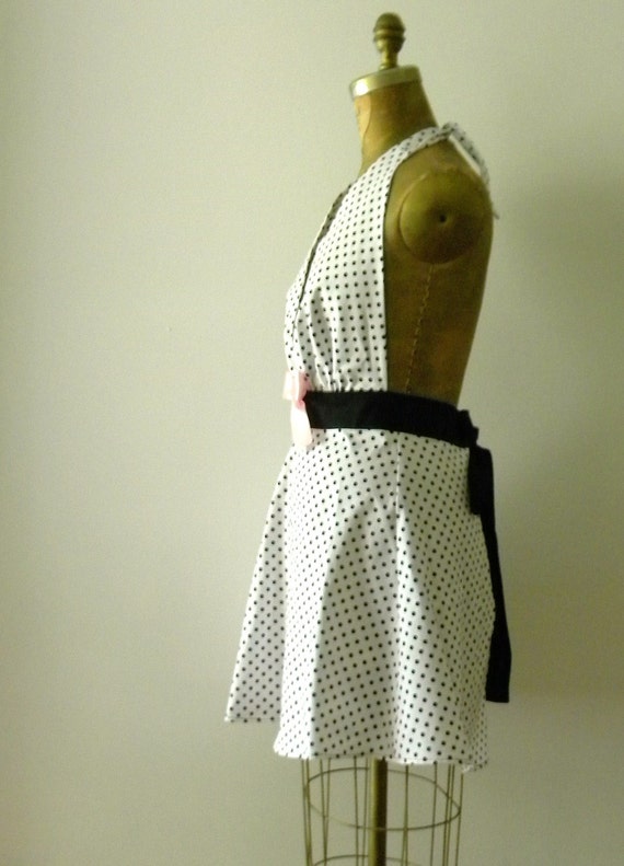 SEXY Retro Apron Polka Dot Marilyn Apron
