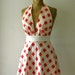 SEXY Plaid Full Apron Marilyn Style