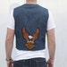 Reserved for Kidape- Vintage Harley Davidson Denim Vest Mens Large