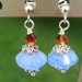 Blue Skies On Fire drop earrings
