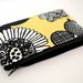 PADDED Coin Case - Mini Zipped Purse - Gadget Case - mobile case - marimekko fabric 005