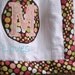 Adult and Child Spa Wraps...multicolored polka dot towel trimmed towel....by Four Loves