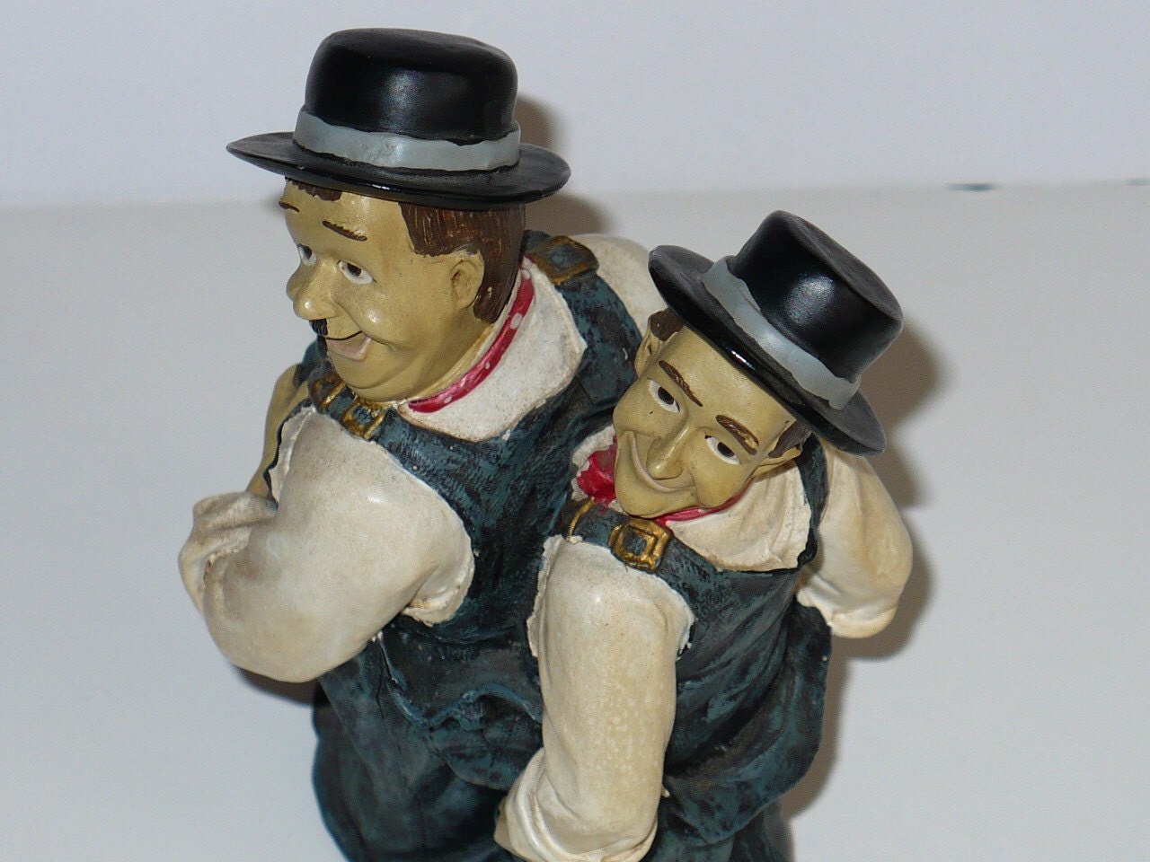 Laurel and Hardy Figurines Statue Oliver and Stanley 1950s