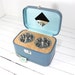Upcycled Vintage Train Case Pet Feeder