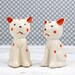 Retro Cat Salt and Pepper Shakers-Japan