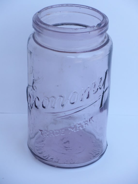 Lavendar Economy Kerr Glass Quart Canning Jar