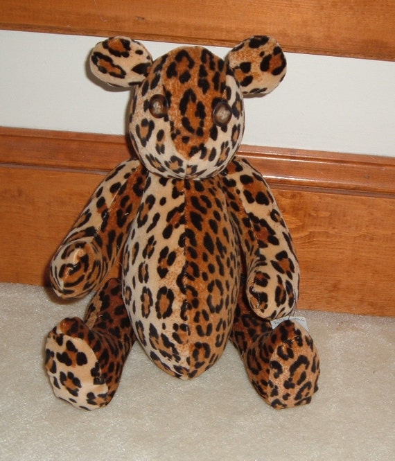 large leopard teddy