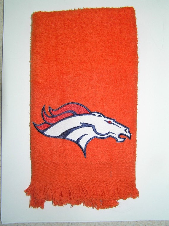 Denver Broncos golf hand towel NFL football