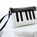 Piano Wristlet Purse