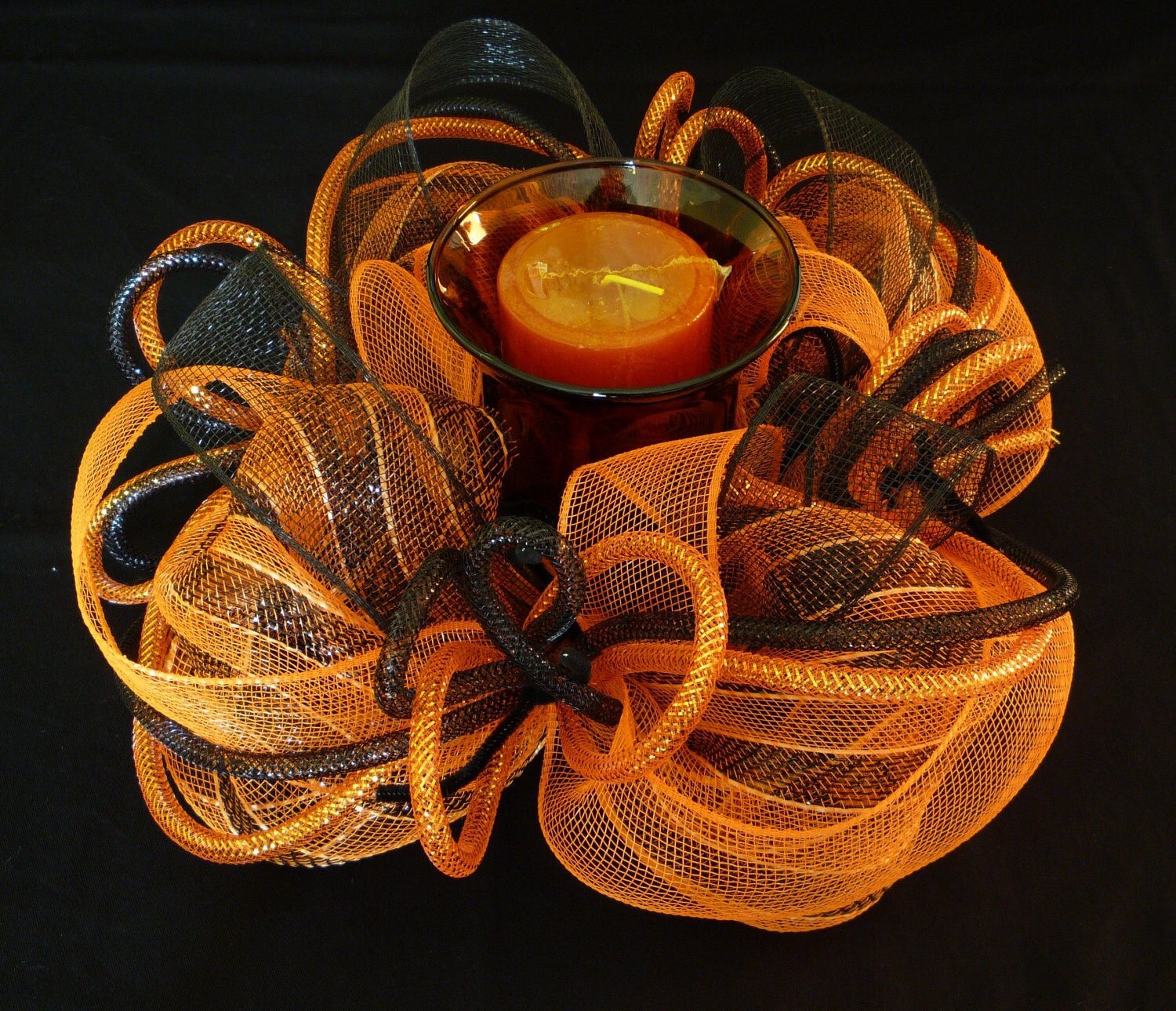 Halloween Centerpiece Deco Poly Mesh Centerpiece Halloween