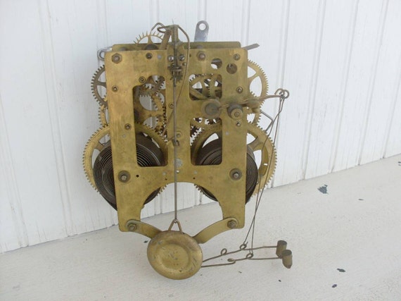 Vintage Clock Gilbert Mantle Clock Movement