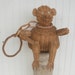 Vintage Wicker Figural Monkey Handbag