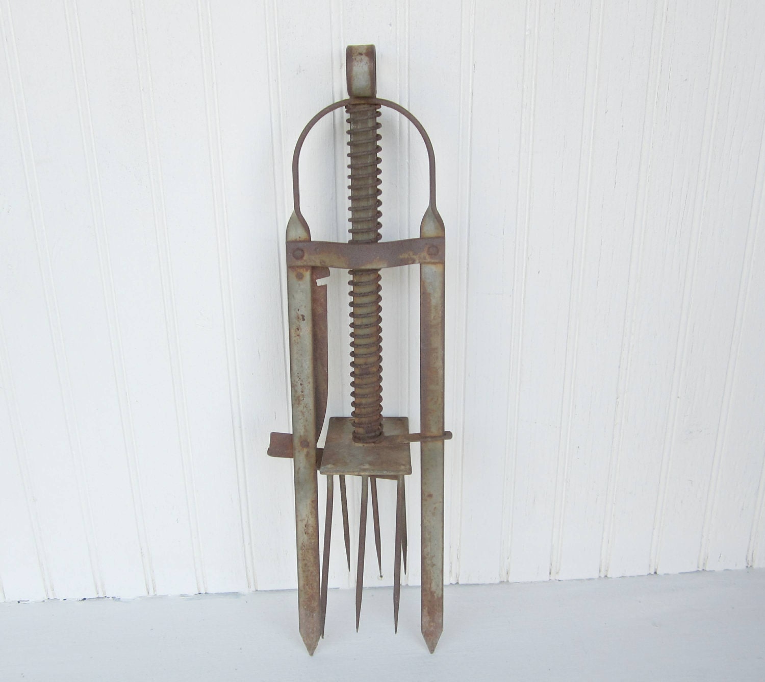 Vintage Rusty Metal Mole Trap