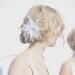 1 Delicate Darla- Wedding Hair Flower, Wedding Flower Hair Clip, white, ivory, Bohemian Hair Flower