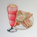 1950's Dinner, Luncheon and Dessert Illustrations