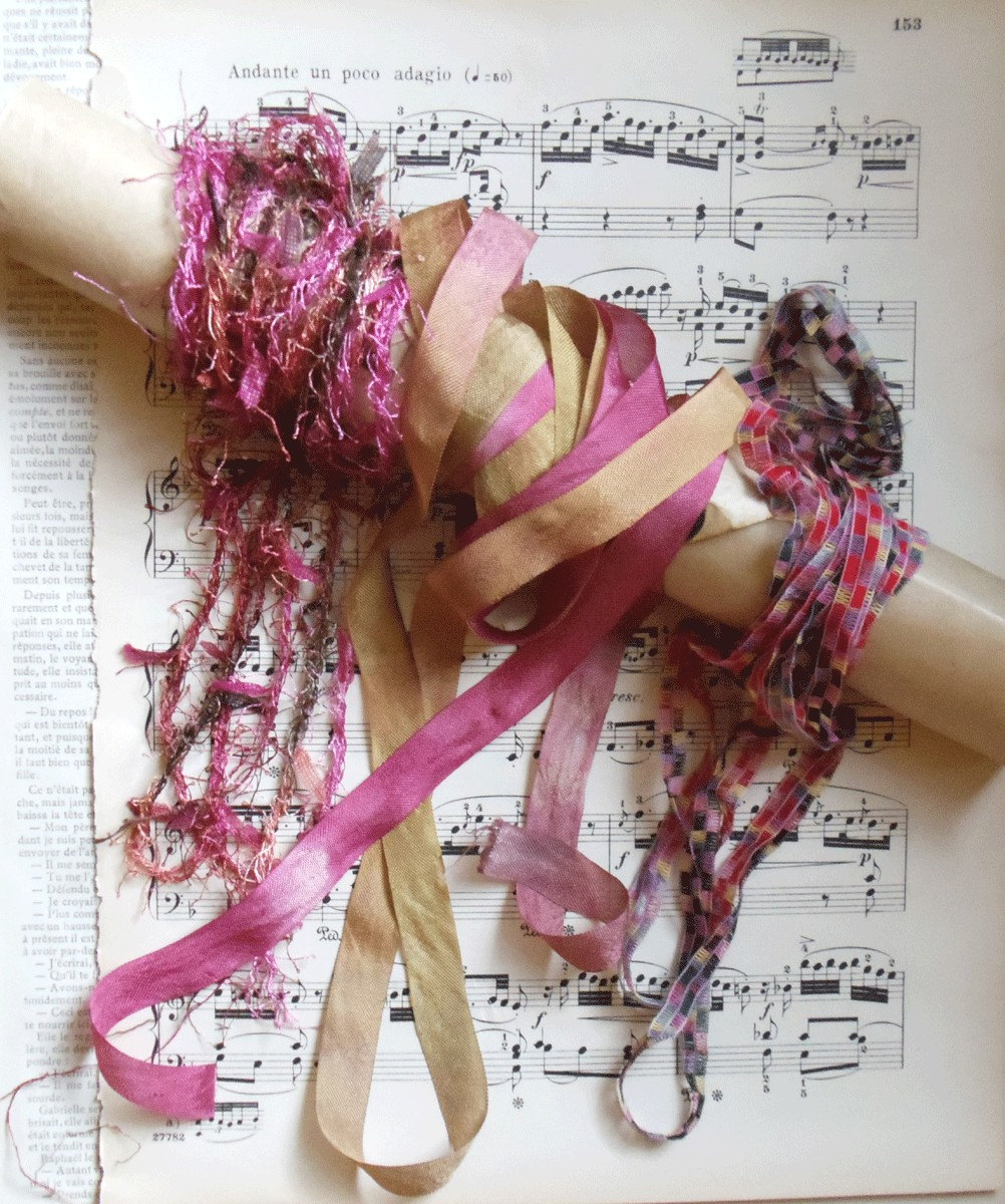 ArT Quilt or Crazy Quilt Fabric Inspiration Kit