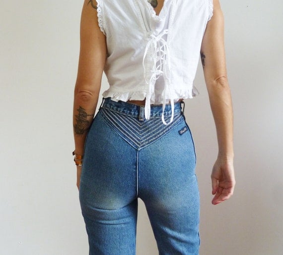 Vintage 1980's Fancy Ass Skinny Jeans