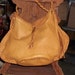 Hand Laced Leather Deerskin Fully Lined in Leather Blucket Bag