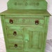 Small primitive wood cabinet