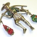 Vintage 40's Chinese Water Carrier Brooch