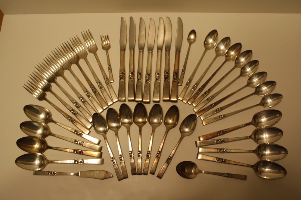 Community Silverware Set 42 pcs