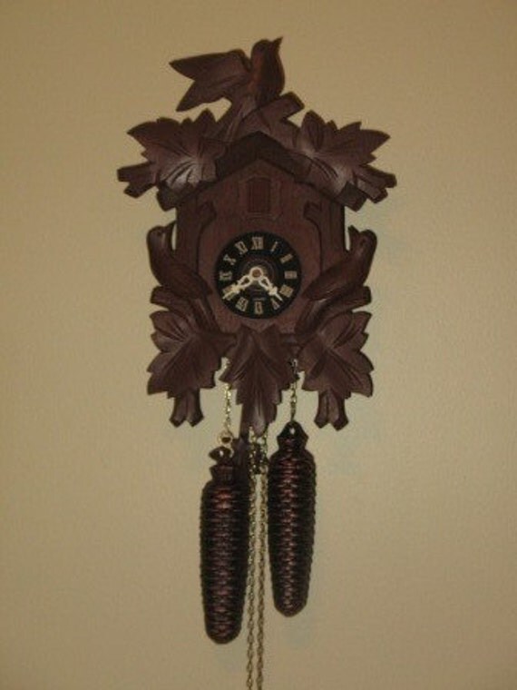 Vintage 8 Day Black Forest Cuckoo ClockGERMANY