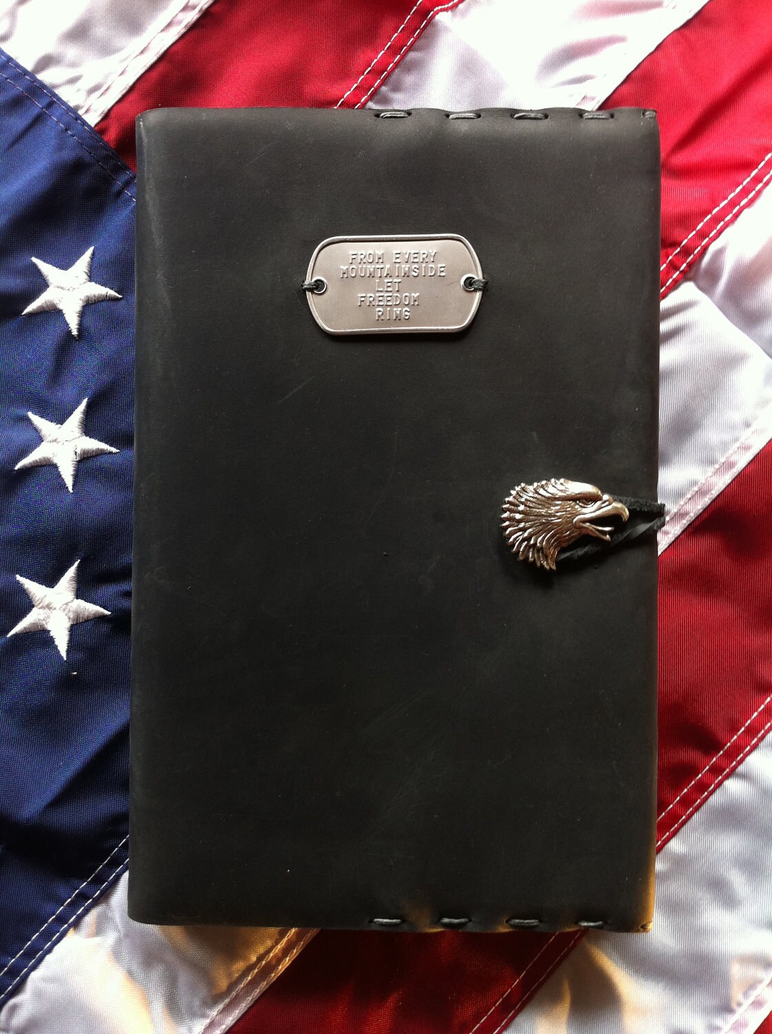 Handmade Leather Military Journal Let by ColdMountainCraft