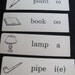 Vintage Phonics Vowel Flash Cards Lot - Circa 1960
