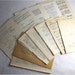 Vintage Pages Paper Pack 76 sheets assortment VPP9