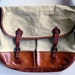 Vintage Banana Republic Canvas and Leather Messenger shoulder Bag, Made In England