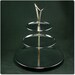 Vintage Kromex Three Tier Tidbit Serving Tray