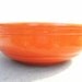 Vintage Bright Orange Bowl, Mid Century Kitchen, Large Serving Bowl, Fruit Bowl