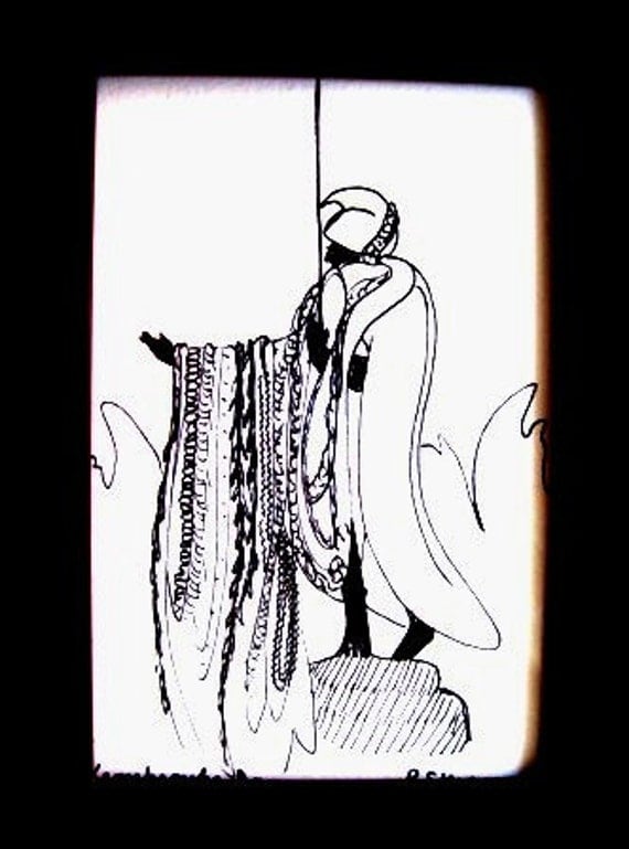 Items similar to Hawaii's King Kamehameha Original Pen and ink