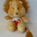 Care Bear Cousins Brave Heart Lion Plush Toy American Greetings 1984