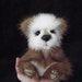 Tidbit an Artist Up-Cycled Mink Jointed Teddy Bear Cub Layaway Available