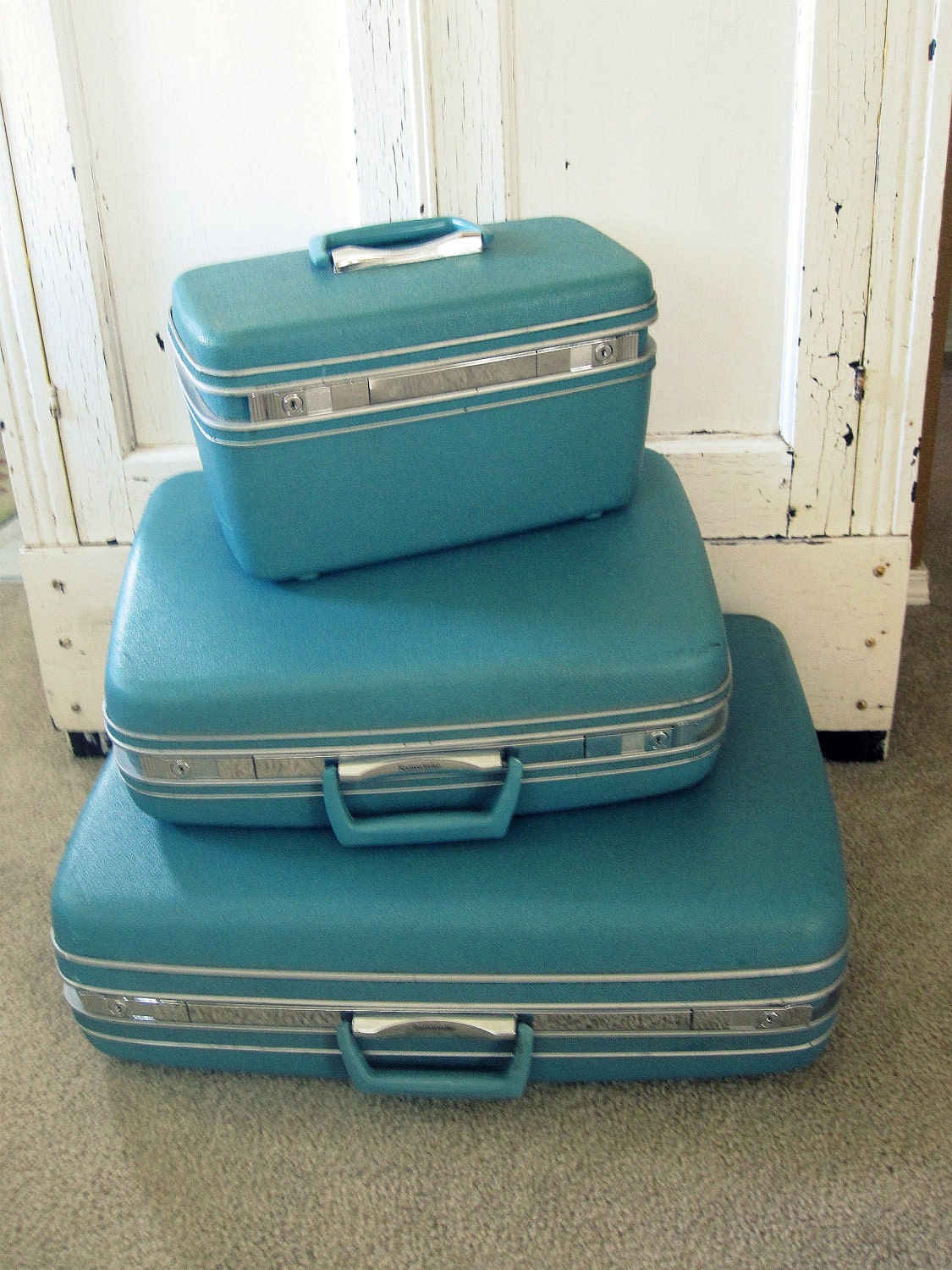 samsonite suitcase vintage