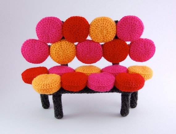 amigurumi pattern - bubbly sofa